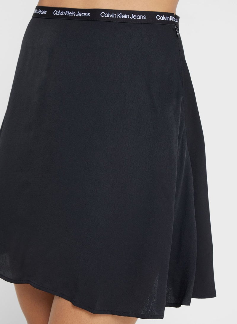 Logo Waistband Skirt