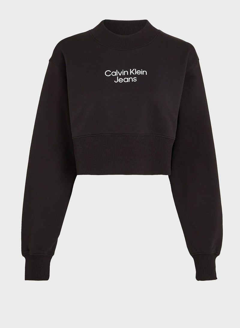 Logo Detail Sweatshirt