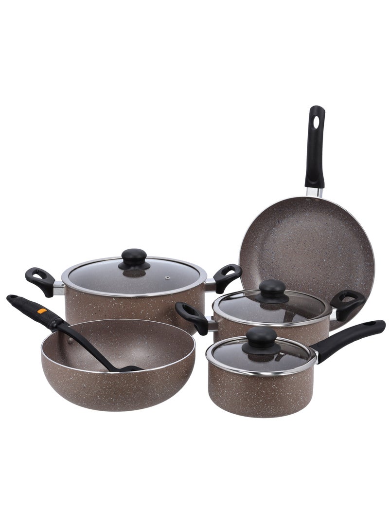 Granite Coated Smart Cookware Set, 9Pcs, DC1577BGE