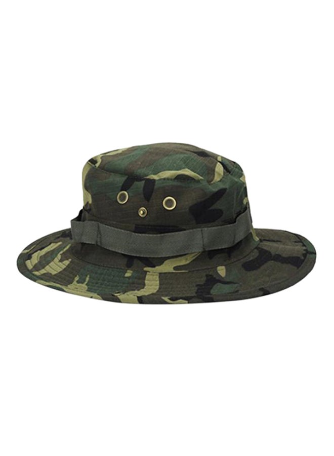 Woodland Fishing And Hiking Boonie Hat Camouflage & Army Green
