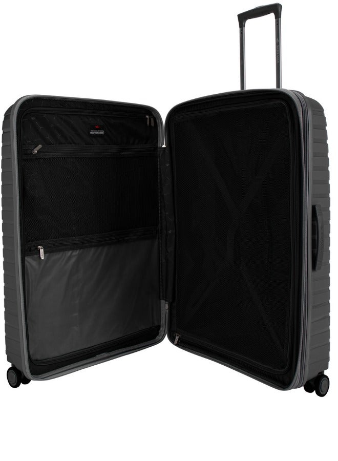 UNBREAKABLE Luggage fro travel,TSA Approved Suitcase With 4 Double Wheels (Set of4.Black)