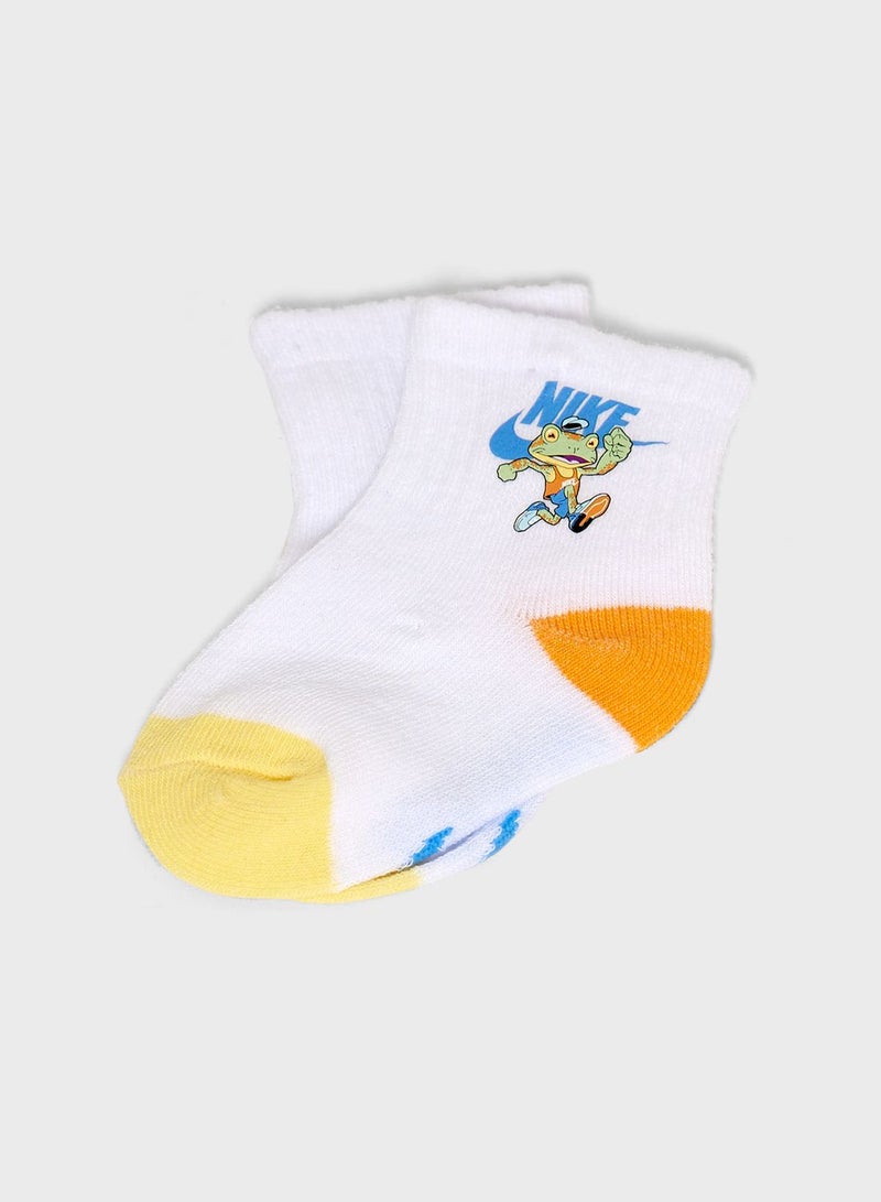 6 Pack Infant Crew Socks