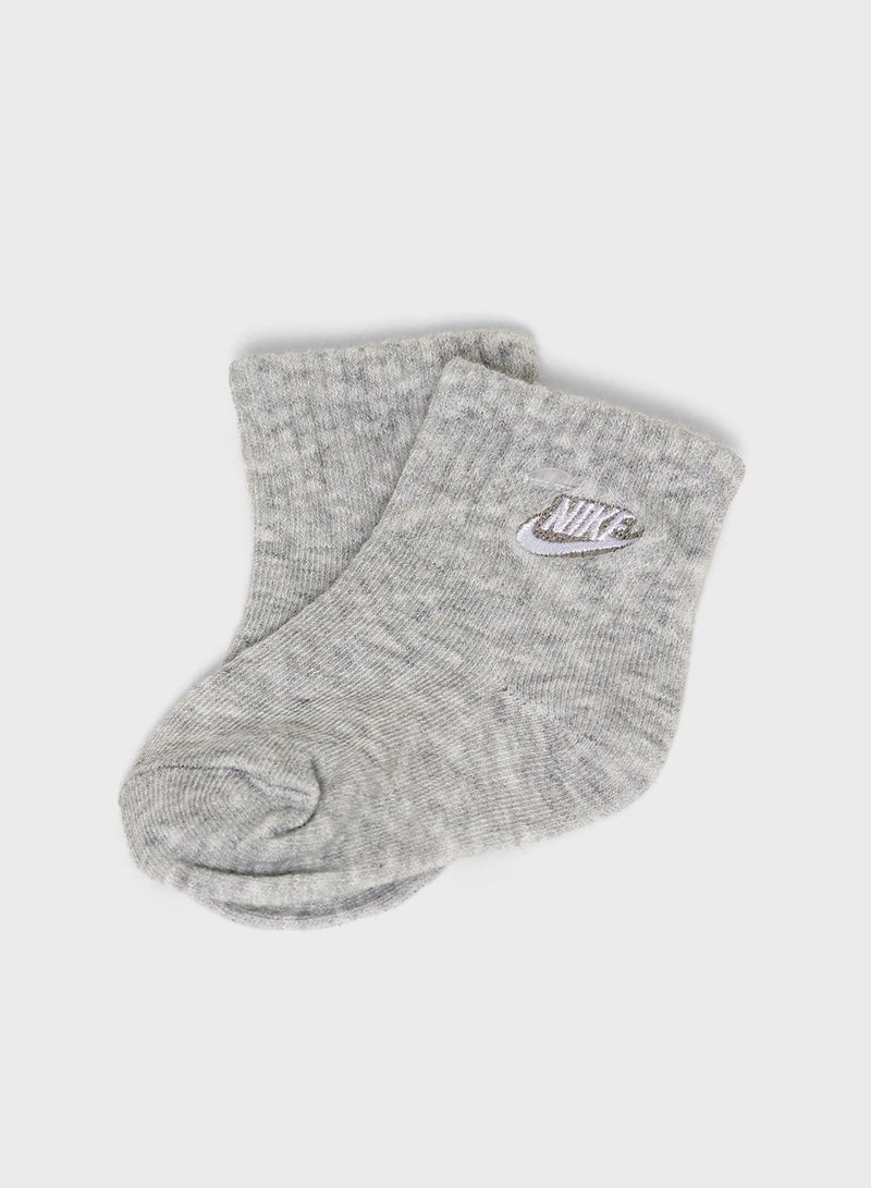 6 Pack Infant Crew Socks