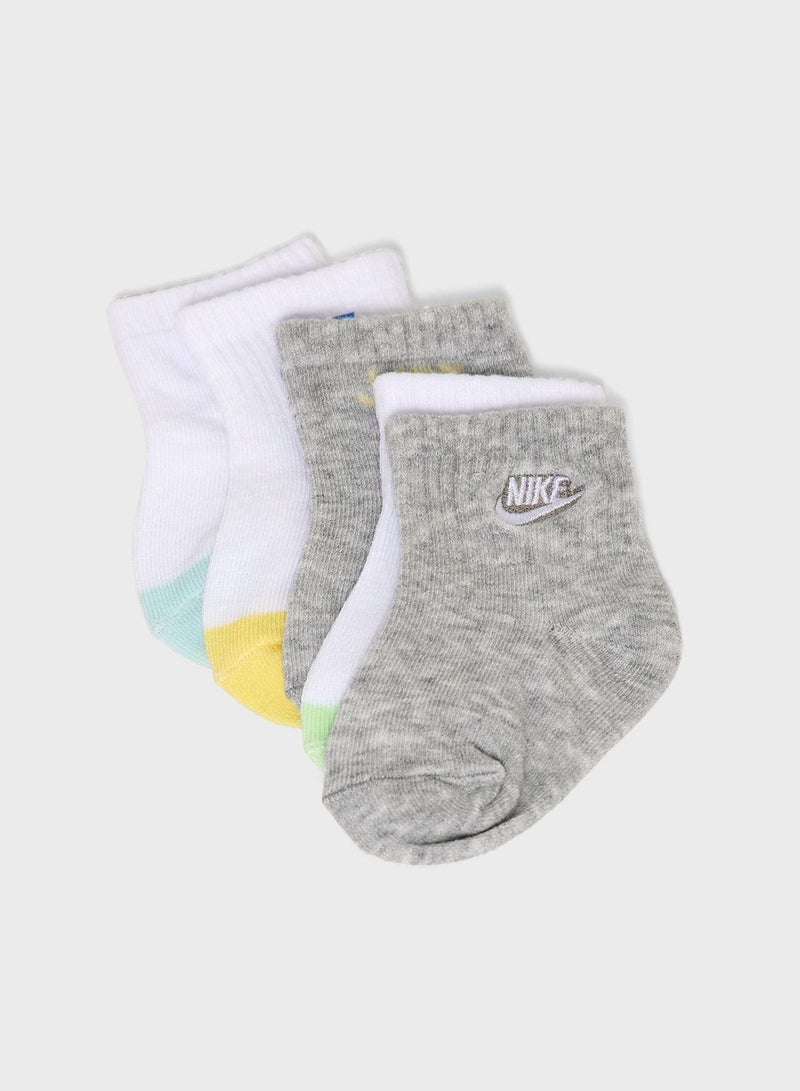 6 Pack Infant Crew Socks