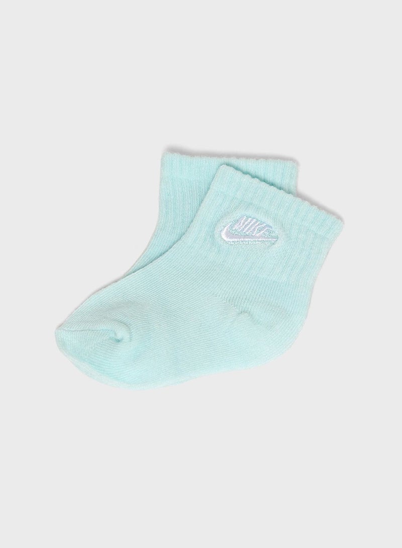 6 Pack Infant Crew Socks