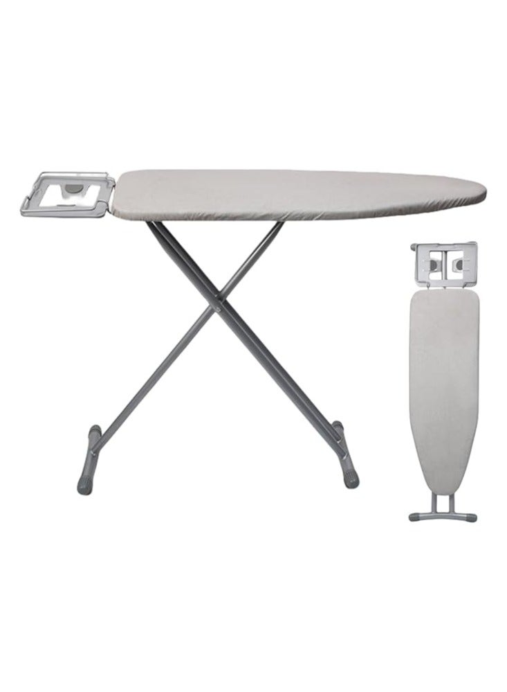 Ironing Board With Heat Resistant Cover And Steam Iron Rest