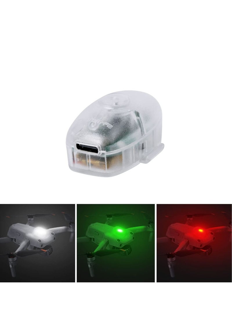 Drone Strobe Light Anti-Collision, for DJI Mini SE/Air2s/Mavic 2 and All Other Drones Led 3 Color Super Bright Rechargeable Night Flight Warning Light Anti-collision Lighting