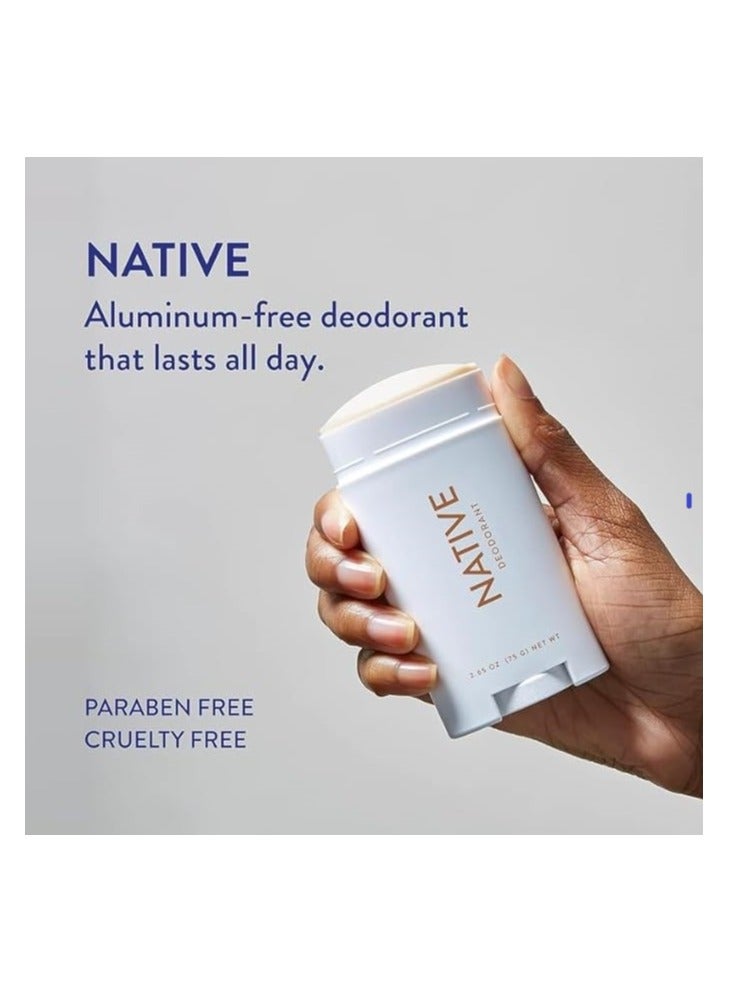 Native Natural Deodorant for Women and Men Coconut Oil and Shea Butter and Vanilla 2.65 oz 75 g