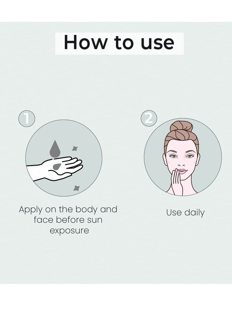 O3+ Whitening Face Cream SPF 30 Sunscreen for Skin Brightening UVA UVB and Sun Tan Protection 50g