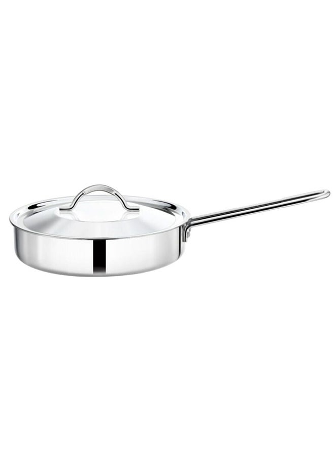 Premier 3-ply Clad Stainless Steel Classic Fry Pan with Lid Tpf-24 Cm