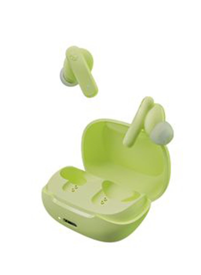 Smokin' Buds Wireless Earbuds With Supreme Sound, 50% Renewable Plastics And Microphone, 20 Hours Battery, Bluetooth Earbuds For iPhone, Android, And More Matcha