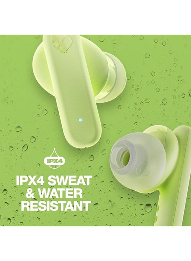 Smokin' Buds Wireless Earbuds With Supreme Sound, 50% Renewable Plastics And Microphone, 20 Hours Battery, Bluetooth Earbuds For iPhone, Android, And More Matcha