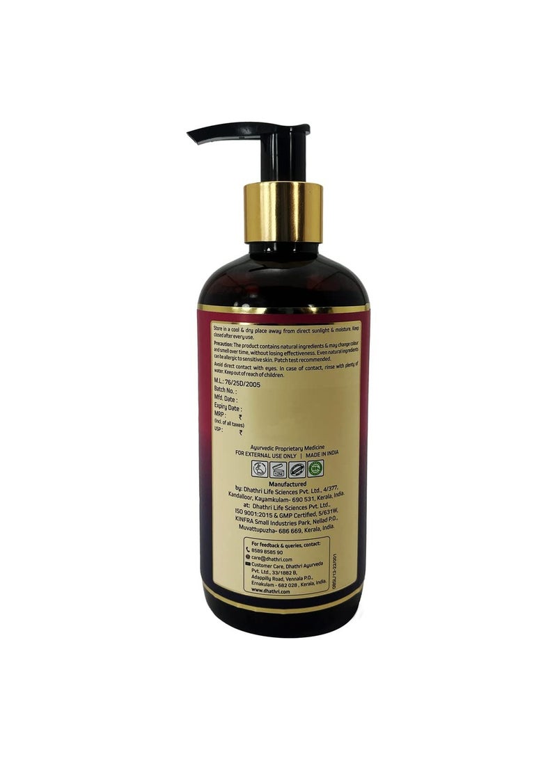 Dhathri Onion Shampoo Promotes Hair Growth and Controls Hair Fall Onion Bhringraj Shampoo to Soothe Scalp Irritations and to Prevent Damage to Hair Follicles 300 ml