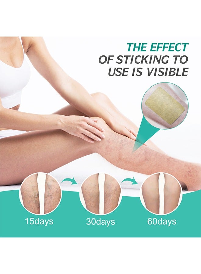 Varicose Veins Patch, Varicose Veins Treatment For Legs, Spider Varicose Vein, Strengthen Capillary Health and Improve Blood Circulation, Improves Blood Circulation, Relieves Leg Fatigue 16 PCS