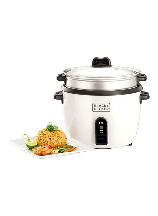 Cup Rice Cooker 2.8 L 1100 W RC2850-B5 White/Black/Silver