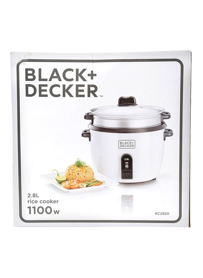 Cup Rice Cooker 2.8 L 1100 W RC2850-B5 White/Black/Silver