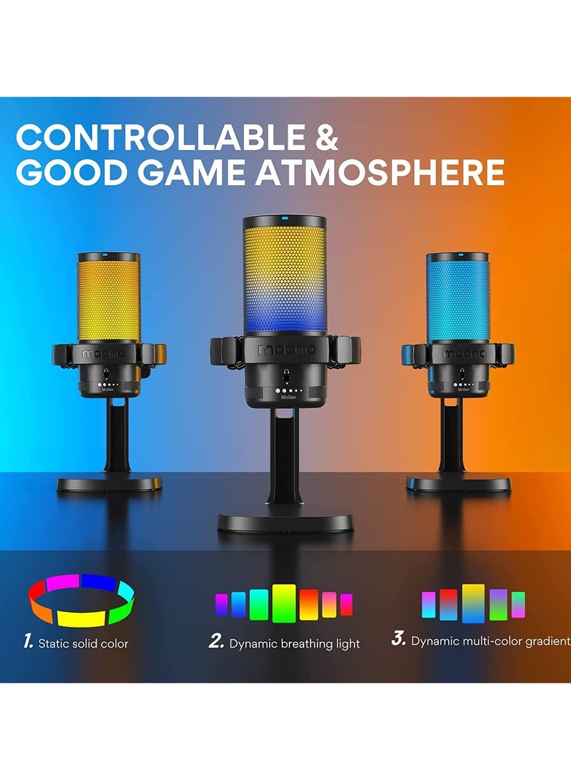 DGM20 GamerWave Condenser USB Gaming RGB Microphone