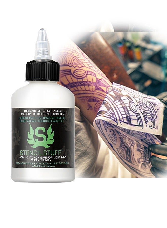 Precision Tattoo Stencil Transfers,Tattoo Hold Lock Solution,Tattoo Stencil Gel for Sharp Dark and Clean Stencils Tattoo Transfer Liquid Designed to Last All Day Tattoo Stencil Stuff Solution 120ml