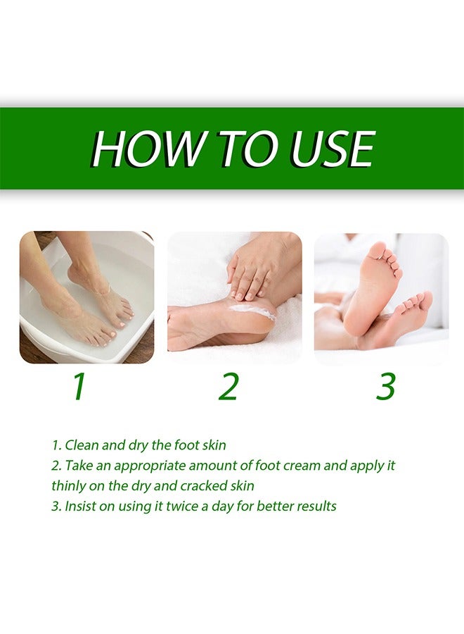 Allantoin 40% Cream100g,Foot Care Cream For Cracked,Rough Thick and Dry Skin Soothes and Softens Feet,Elbows and Knees Hydrating and Moisturizing Foot Care Cream
