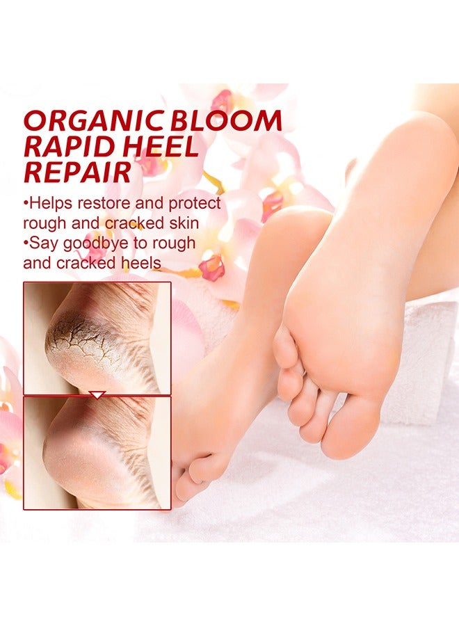 Organic Rapid Heel Repair Cream, Moisturizing Foot Cream, Dry Foot Skin Remover, Rapid Heel Repair, Hydrating Quickly Soften Calluses Foot Care For Men Women Cracked Heels 50G