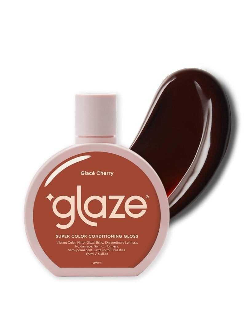 Glaze Super Color Conditioning Gloss 6.4fl.oz (2-3 Hair Treatments) Treatment & Semi-Permanent Hair Dye. No mix, no mess hair mask colorant - guaranteed results in 10 minutes