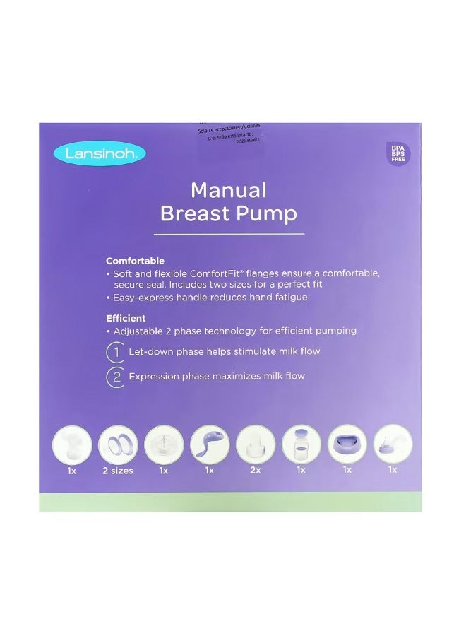 Manual Breast Pump 1 Manual Breast Pump and Accessories