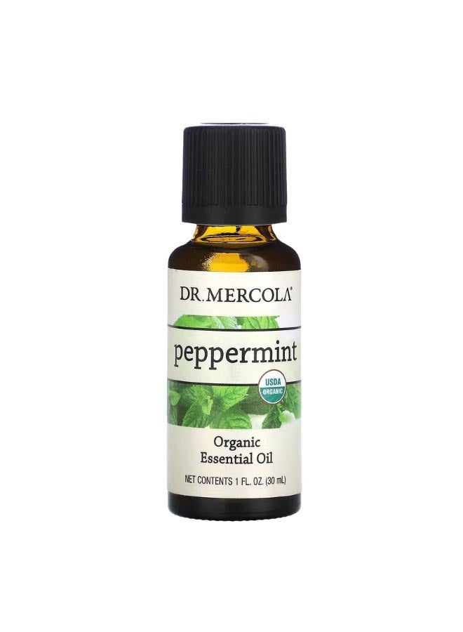 Organic Essential Oil Peppermint  1 fl oz  30 ml