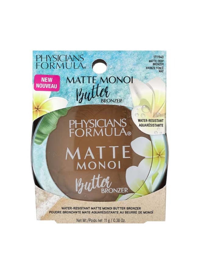 Matte Monoi Butter Bronzer Matte Deep Bronzer 0.38 oz 11 g