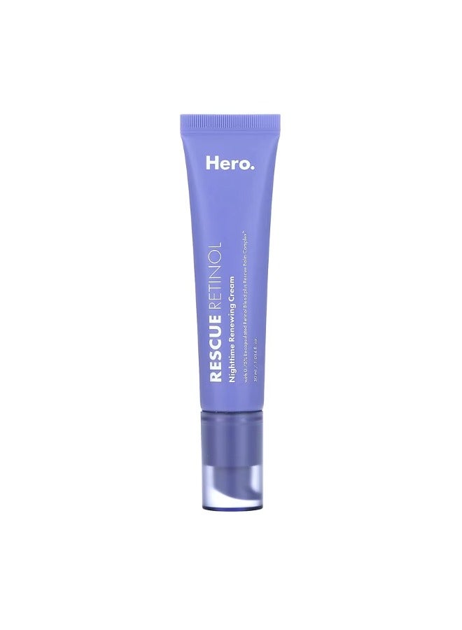 Rescue Retinol Nighttime Renewing Cream 1.014 fl oz 30 ml