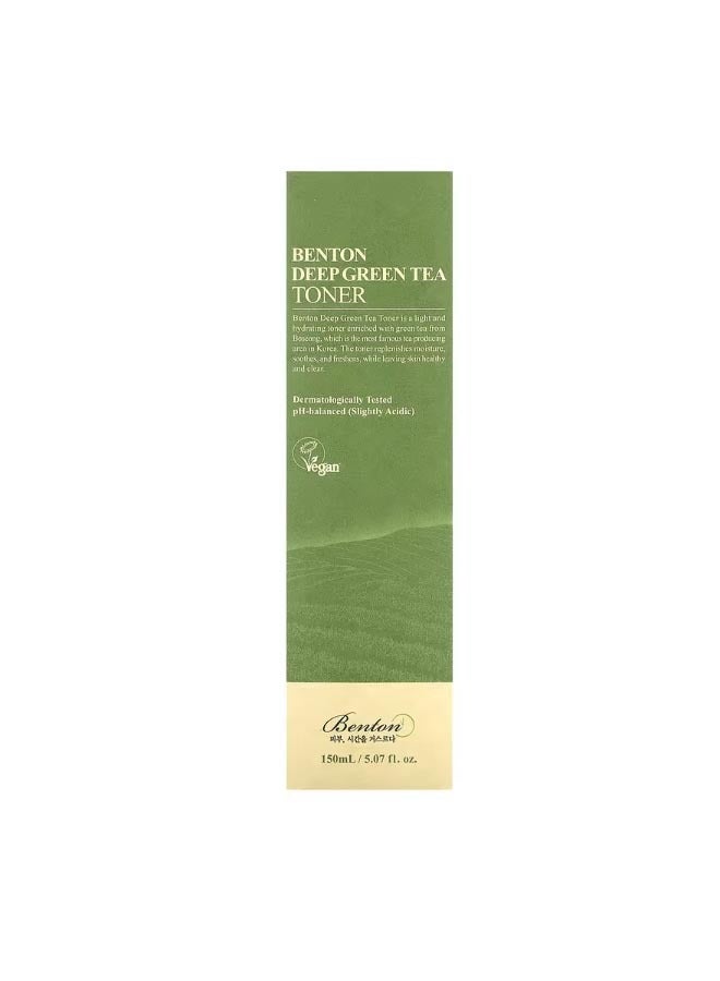 Deep Green Tea Toner 5.07 fl oz 150 ml
