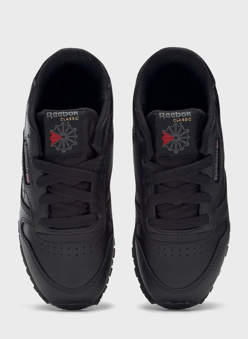 Kids Classic Leather Low Top Sneakers