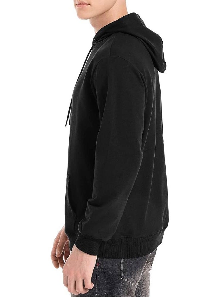 Men's Online Gaming Hoodie - Soft Cotton Pullover with Gaming-Themed Design - Long Sleeve with Drawstring and Kangaroo Pockets - Perfect for Travel, Gamers