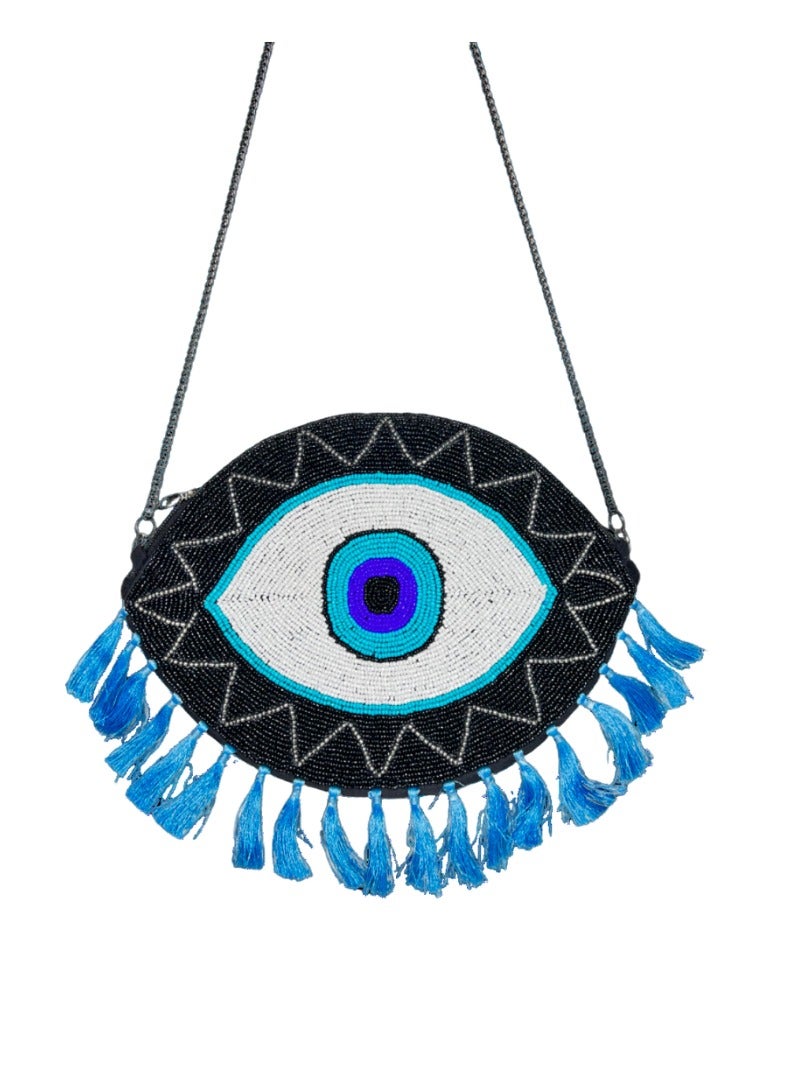 Evil Eye Sling Purse