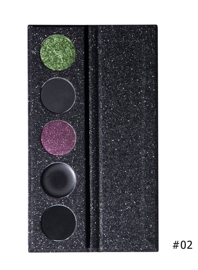 MAFFICK 5-Color Eyeshadow Palette- Matte & Shimmery Eyeshadow for High-Definition Eye Makeup: Waterproof, Sweat Resistant, & Long-lasting