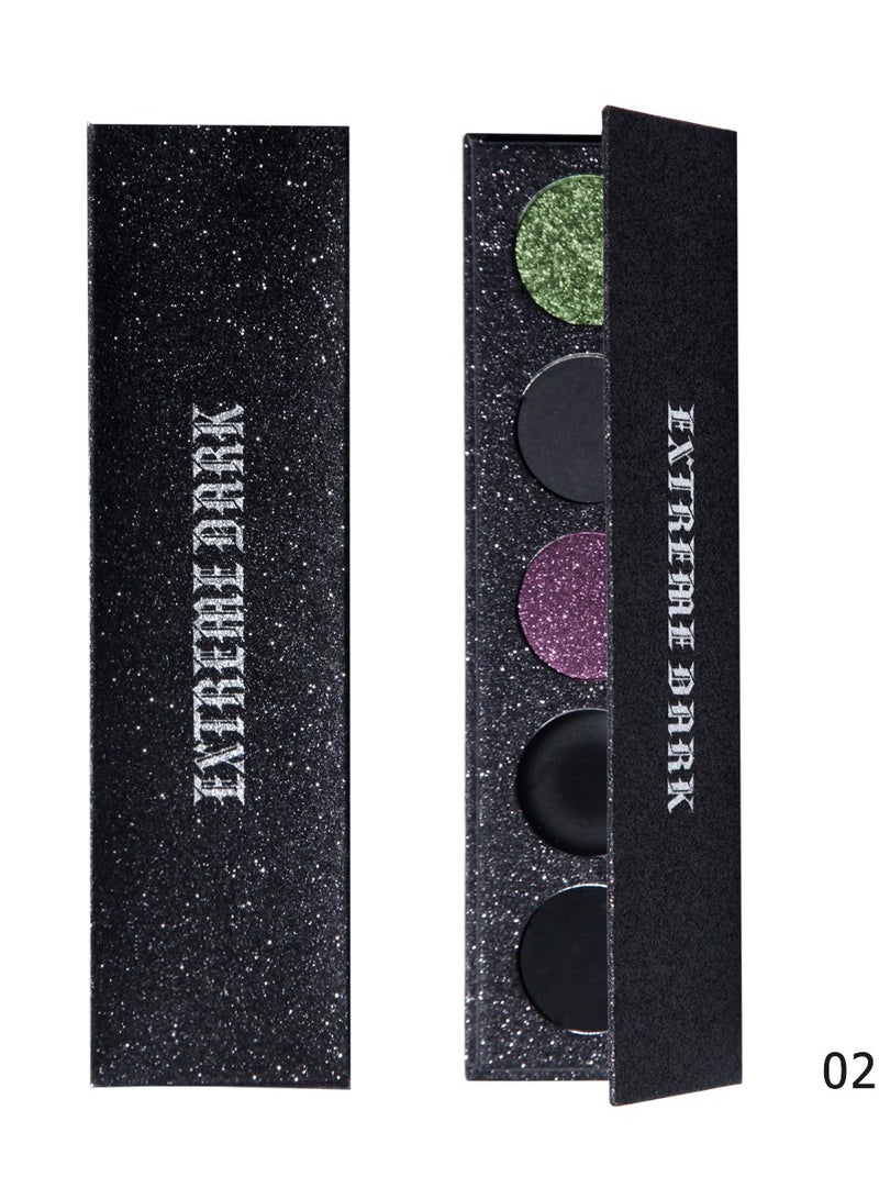 MAFFICK 5-Color Eyeshadow Palette- Matte & Shimmery Eyeshadow for High-Definition Eye Makeup: Waterproof, Sweat Resistant, & Long-lasting