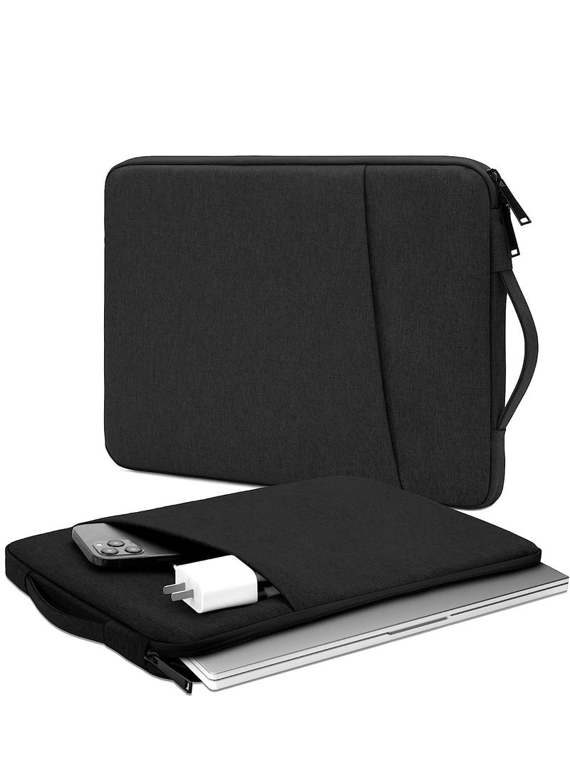 15-Inch Laptop Sleeve Case for 2023 MacBook Air 15 inch with Apple M2 Chip A2941 Accessory Traveling Carrying Simple Case Water-Resistant Bag Cover for MacBook Air 15'' 2023 M2 Chip (Black)