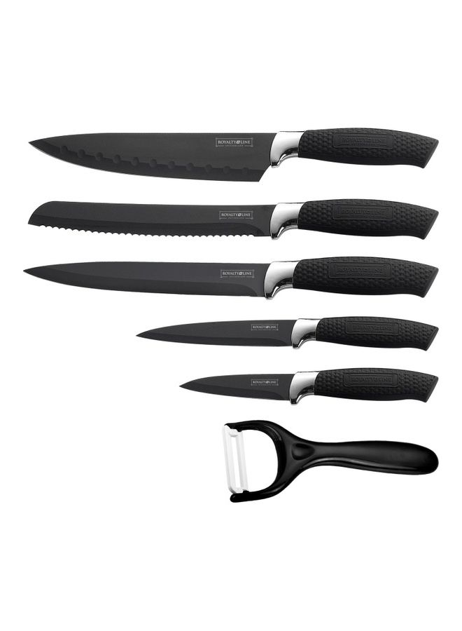 6-Piece Knife Set Black