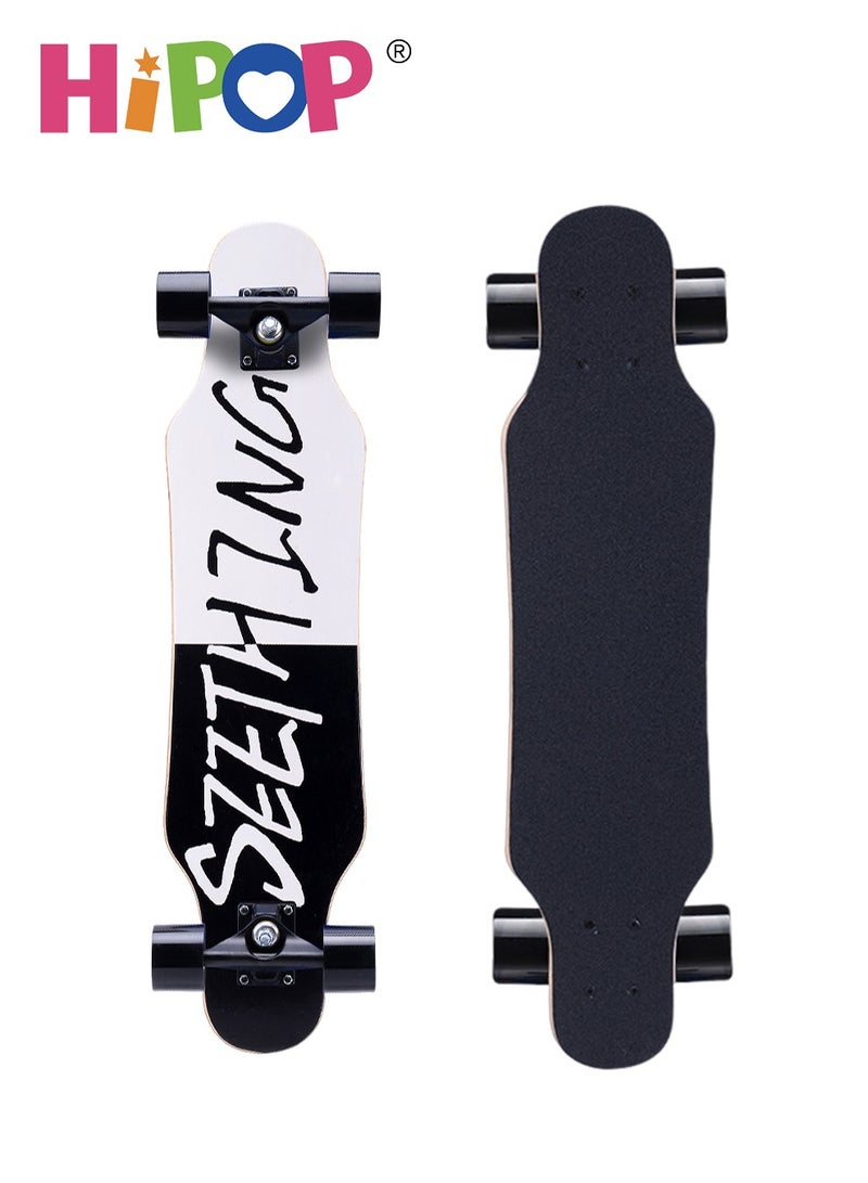 Non-Slip Skateboards for Beginners and Adults,Complete Skateboard 80*20*12cm with 7 Layer Maple Wooden,Tricks Skateboards for Kids and Beginners Sports Outdoor Recreation