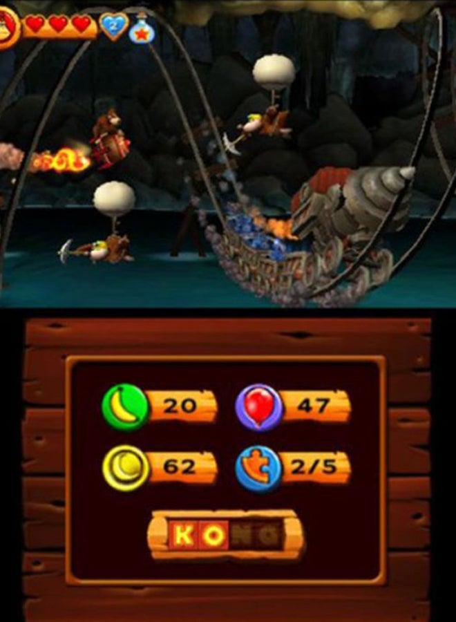 Donkey Kong Country Returns 3D (Intl Version) - Arcade & Platform - Nintendo 3DS