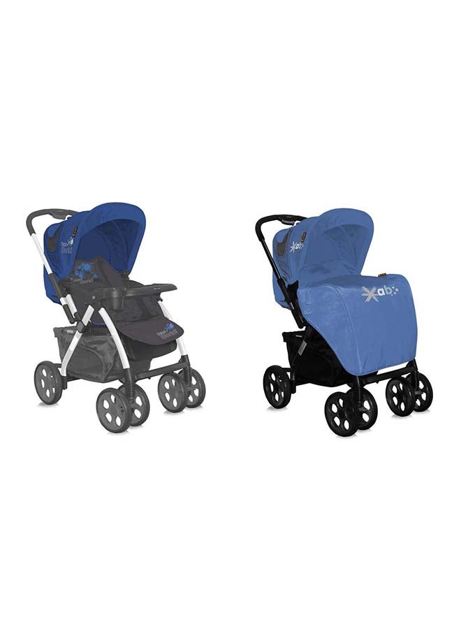 Baby Stroller City Town, Grey And Blue World