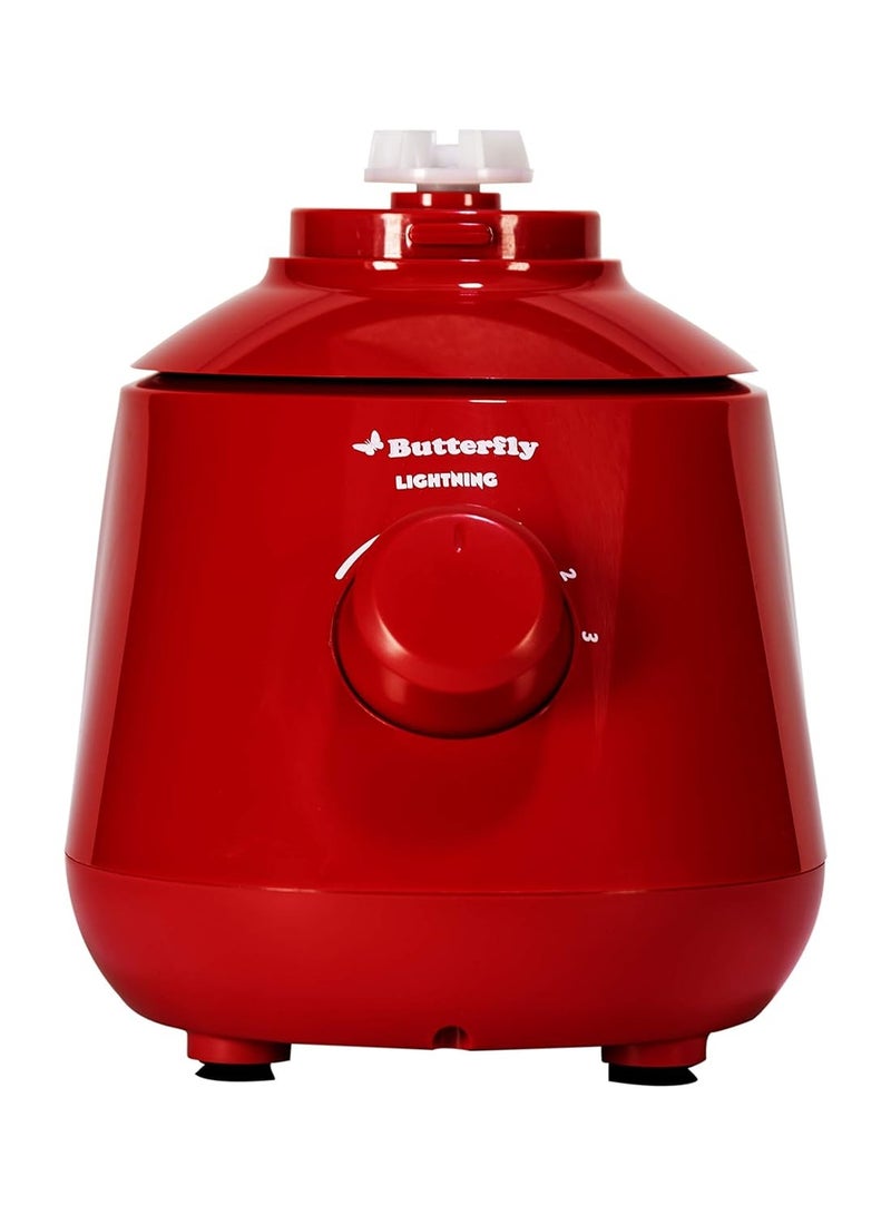 Butterfly Lightning Mixer Grinder, 750 watts, 4 Jars (Red)