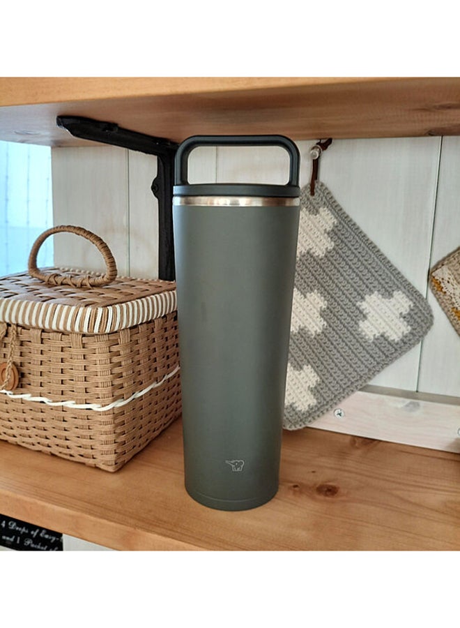 Stainless Vacuum Insulated Carry tumbler, 0.40L, Forest Gray
