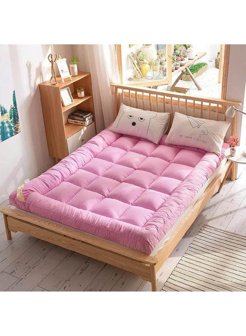 Microfiber Soft Mattress Protector Topper for Bed King Size Padding for Bedroom