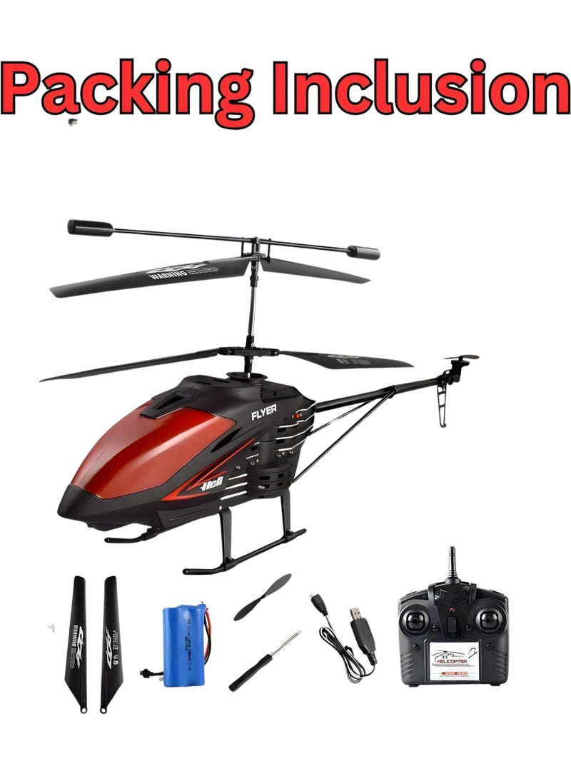 Helicopter, 72cm Super Large Wireless 3.5CH Remote Helicopter, 2.4GHZ Remote Control Gyro Helicopter, With LED Lights Indoor/Outdoor Flying Airplane Toys For Kids/Adult Birthday, Party Gift