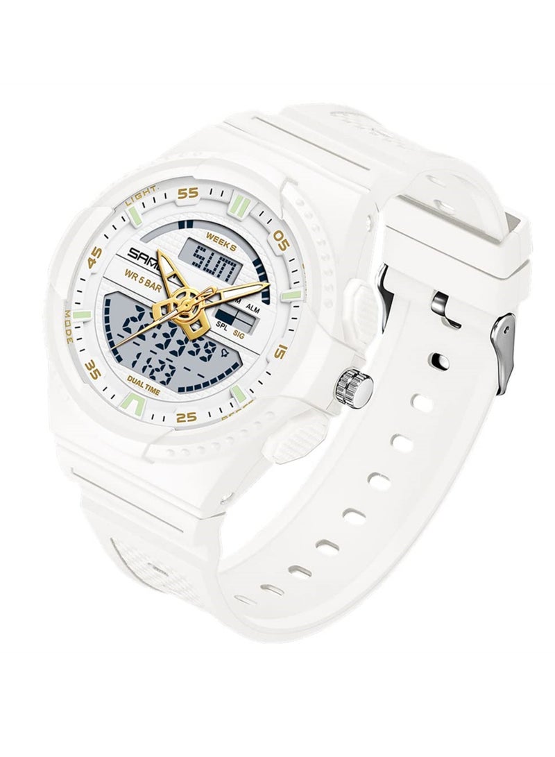 Women's Waterproof Sport Digital Watch, Ladies Wristwatch with Date, Luminous Back Light, Week, Alarm, Stopwatch, Ideal Gift for Girls and Women
