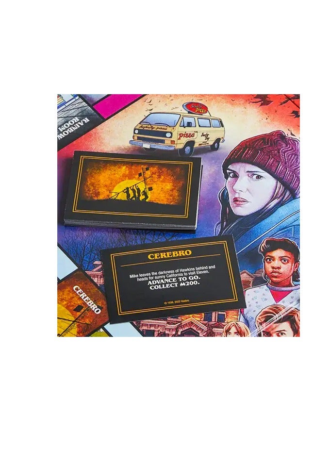 Hasbro Monopoly: Netflix Stranger Things Edition Board Game for Adults and Teens Ages 14+
