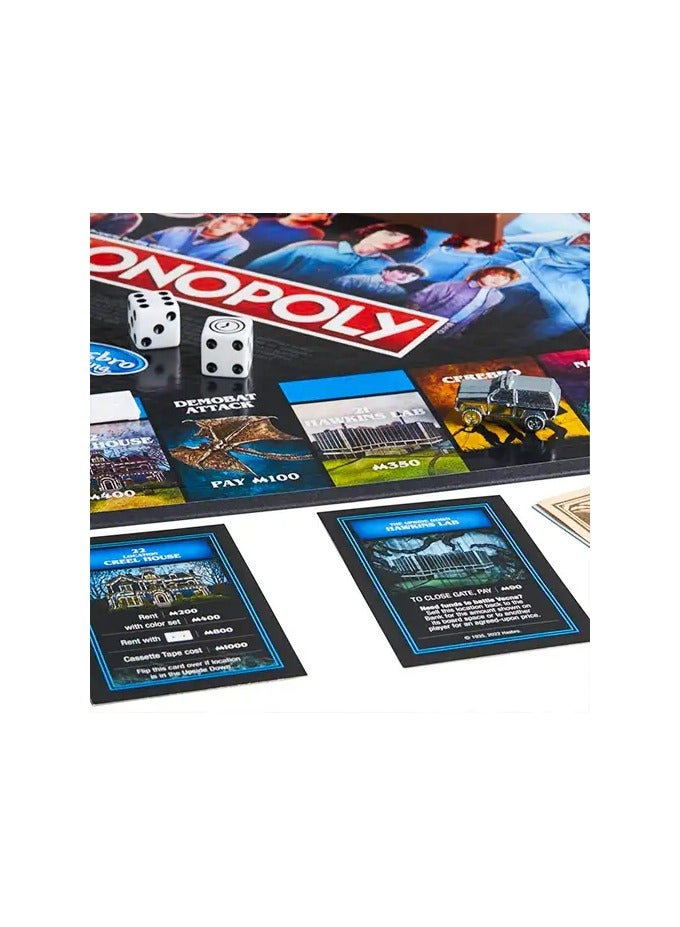 Hasbro Monopoly: Netflix Stranger Things Edition Board Game for Adults and Teens Ages 14+