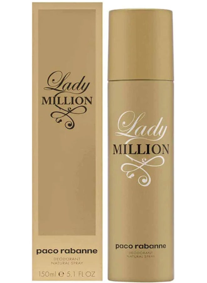 Lady Million Deodorant 150ml