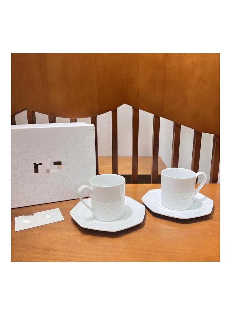 Cups Saucers Drinkware set Signage mugs Pair of cups coffee cup teacup highquality bone china