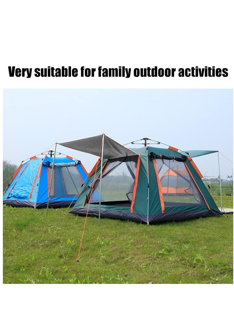 Camping Tent - 4-6 Person Family Tent Instant Easy Set up Tent with Carry Bag, Waterproof Windproof Pop Up Tent for Camping, Hiking, Mountaineering - Multi Color